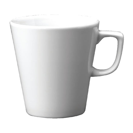 Churchill Plain Whiteware Cafe Latte Mugs 340ml (Pack of 12) - W002  Churchill