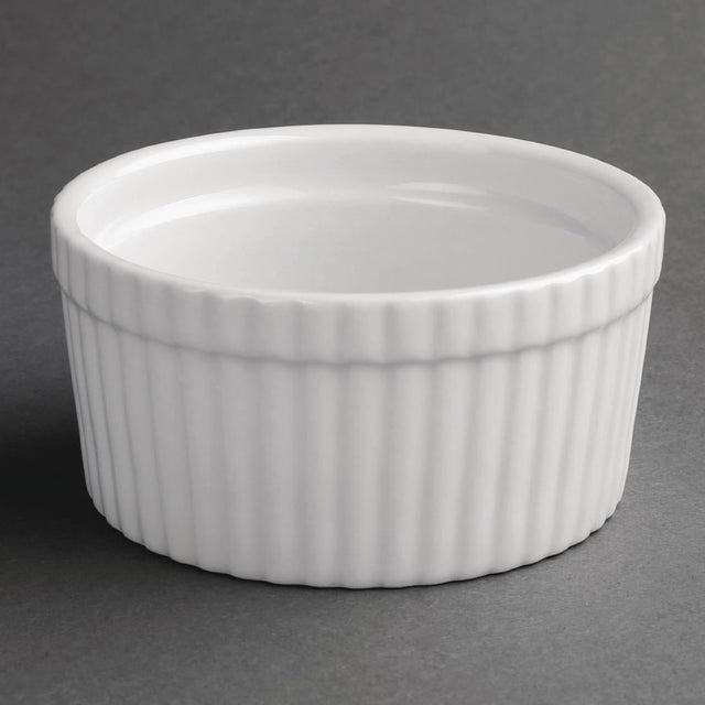 Olympia Whiteware Souffle Dishes 105mm (Pack of 6) - W431  Olympia