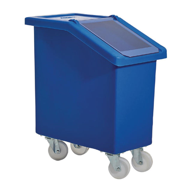 Mobile Ingredient Bin 65Ltr Blue - W781  Fletcher