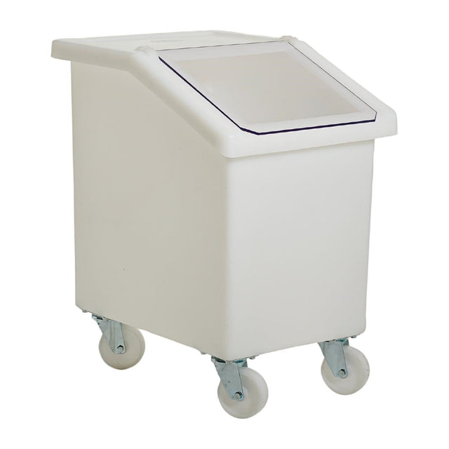 Mobile Ingredient Bin 90Ltr White - W782  Fletcher