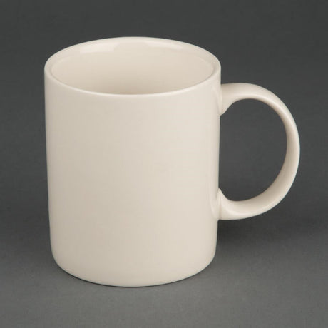 Olympia Ivory Mugs 284ml 10oz (Pack of 12) - Y093  Olympia