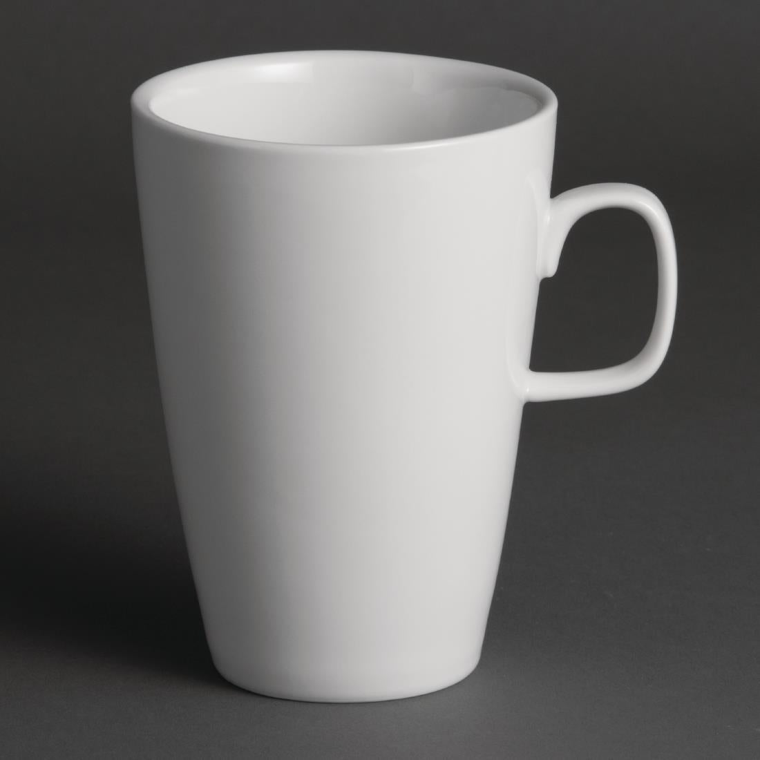 Olympia Whiteware Latte Mugs 400ml 14oz (Pack of 12) - Y109  Olympia