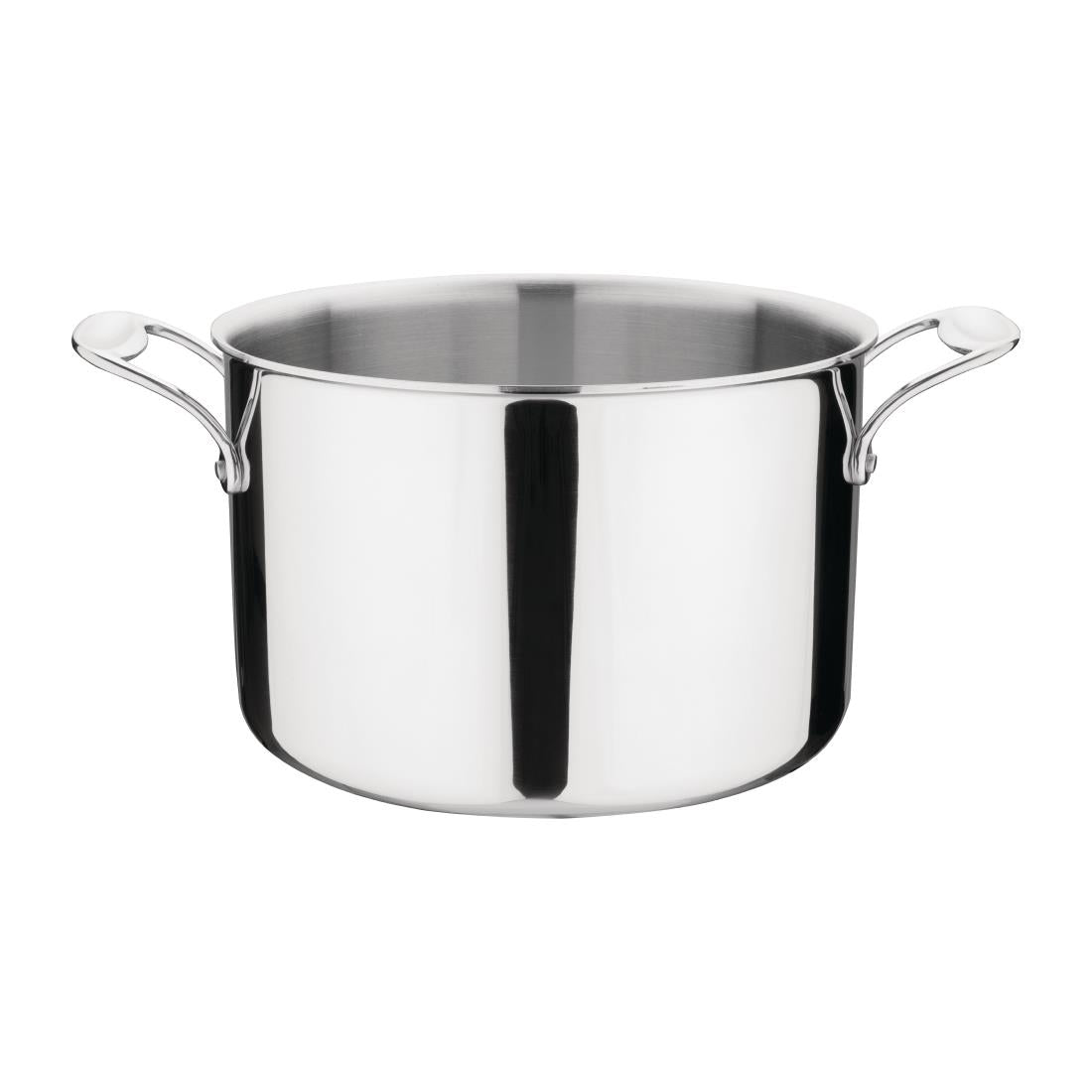 Vogue Stainless Steel & Aluminium Tri-Wall Stew Pan 25cm - Y255  Vogue