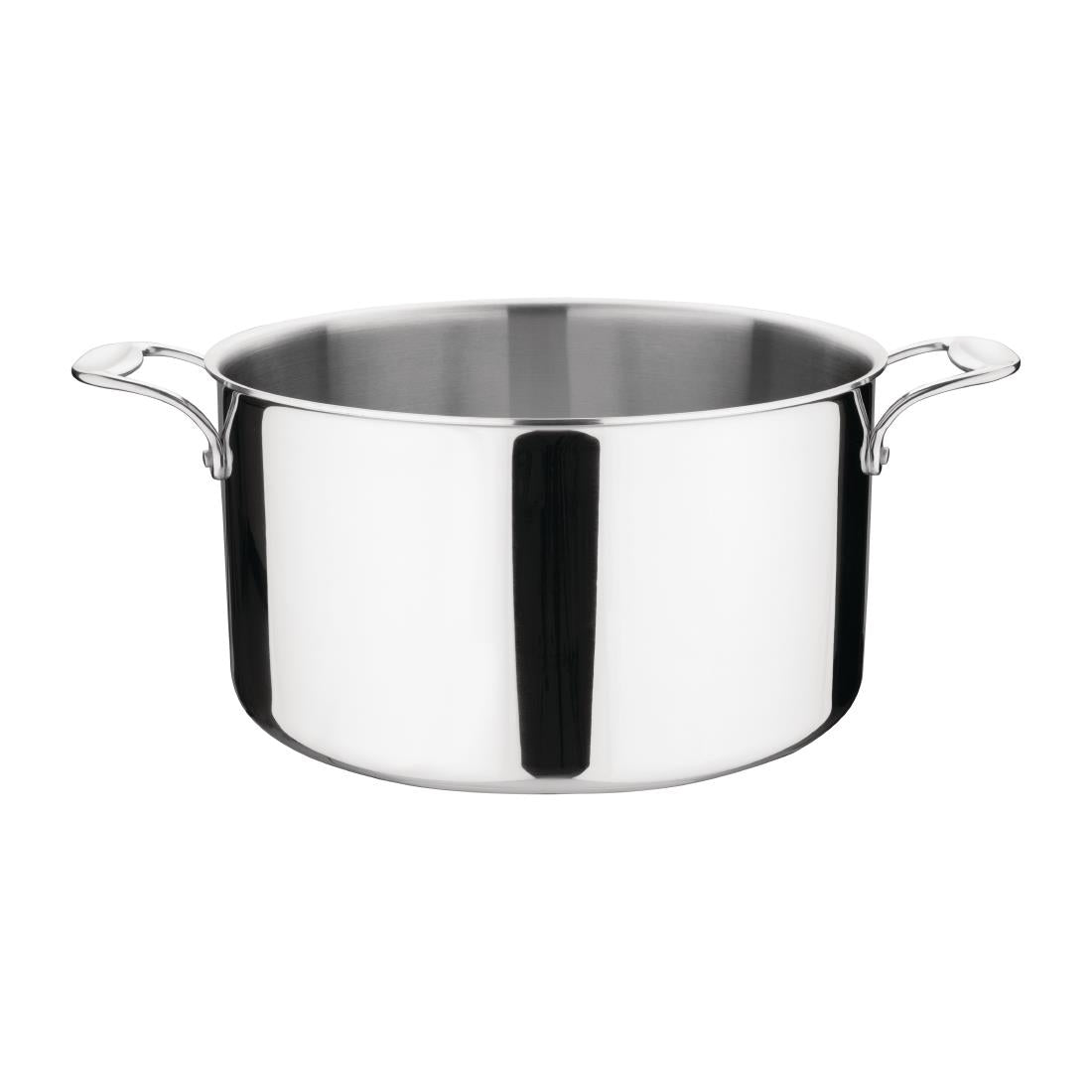 Vogue Stainless Steel & Aluminium Tri-Wall Stew Pan 28cm - Y256  Vogue