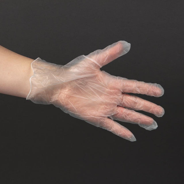 Powder-Free Latex Gloves Clear Medium (Pack of 100) - Y262-M  Unicare