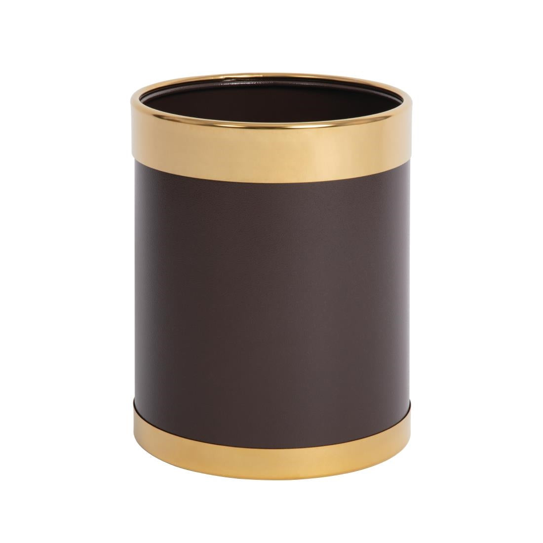 Bolero Waste Paper Bin with Gold Rim - Y804  Bolero