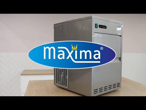 Maxima IJsmachine - 45kg/dag - Kogelblokjes - Luchtgekoeld - 09300129