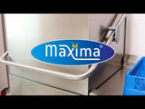 Maxima  Pass Through Dishwasher 50 x 50cm - With Rinse Aid Pump - 400V  - 09201020