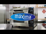 Maxima Pizzaofen - Für 2 x Ø40cm Pizza - Doppeldeck - 09362155