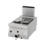 Maxima  Heavy Duty Deep Fryer - 1 x 12L - Single Unit - 70cm Deep - with Drain Tap - Gas  - 09395002