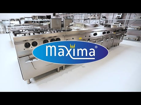 Maxima  Heavy Duty Griddle - Smooth - Double Unit - 70cm Deep - Gas  - 09395017