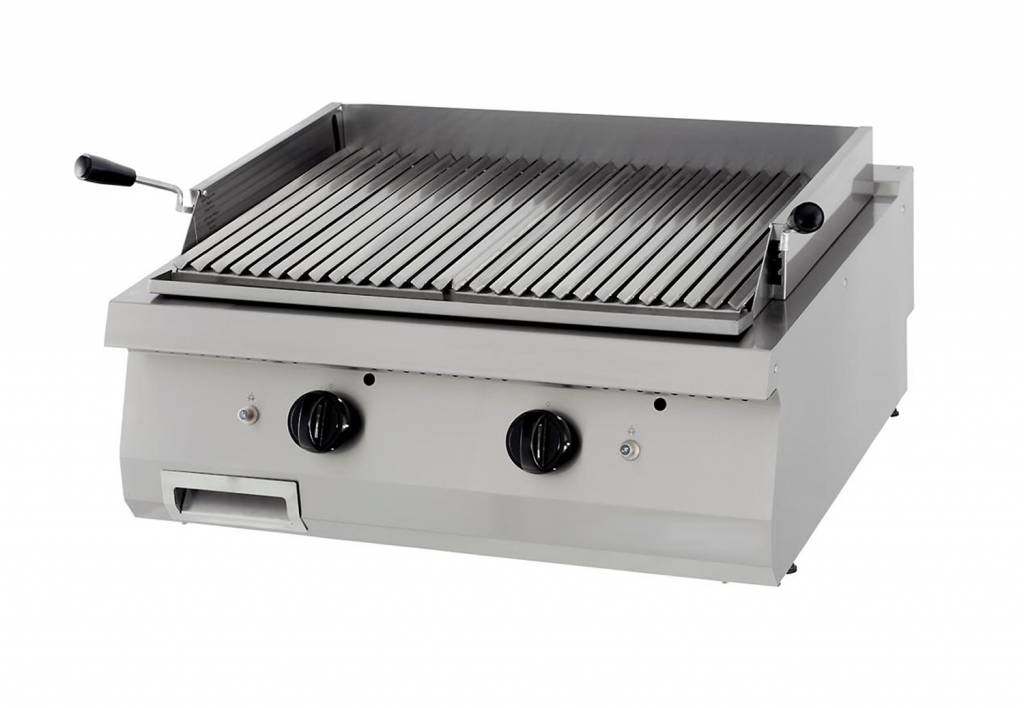 Maxima  Heavy Duty Lava Stone Grill - Double Unit - 70cm Deep - Gas  - 09398000