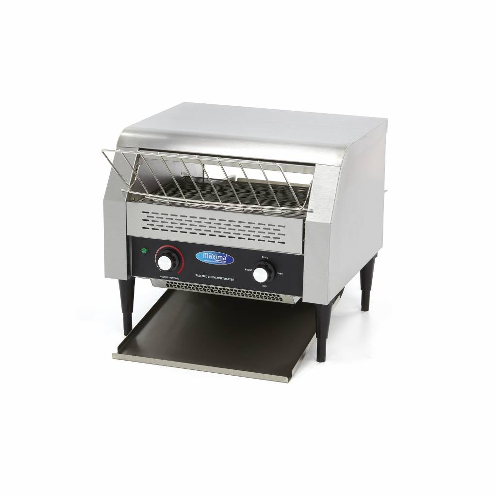 Maxima  Toaster Conveyor - 450 Slices/h - Adjustable Speed - incl Crumb Tray  - 09300057