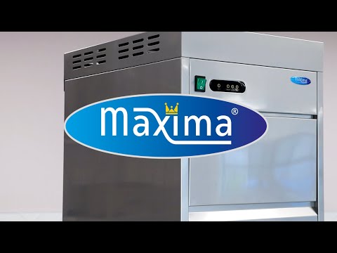 Maxima ijsmachine - 85 kg/dag - gemalen/gevlokt - luchtgekoeld - 09300138