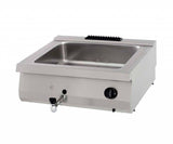 Maxima Heavy Duty Bain Marie - Dubbele eenheid - 70 cm diep - Gas - 09395006