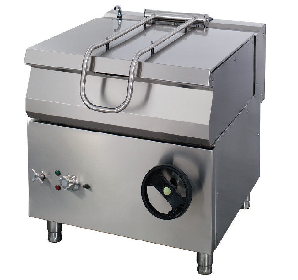 Maxima Heavy Duty Bratt Pan - 50L - Dubbele eenheid - 70cm diep - Gas - 09396012