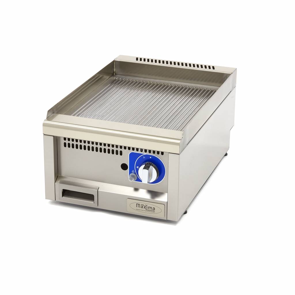 Maxima  Commercial Grade Griddle - Grooved - Single Unit - 60cm Deep - Gas  - 09391590