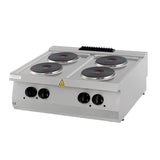 Maxima  Heavy Duty Cooker - 4 Burners - Double Unit - 70cm Deep - Electric  - 09394998