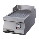 Maxima Heavy Duty Griddle - Gegroefd Chroom - Enkele eenheid - 70 cm diep - Elektrisch - 09395048