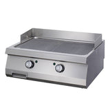 Maxima Heavy Duty Griddle - Gegroefd Chroom - Dubbele Unit - 70cm Diep - Elektrisch - 09395055