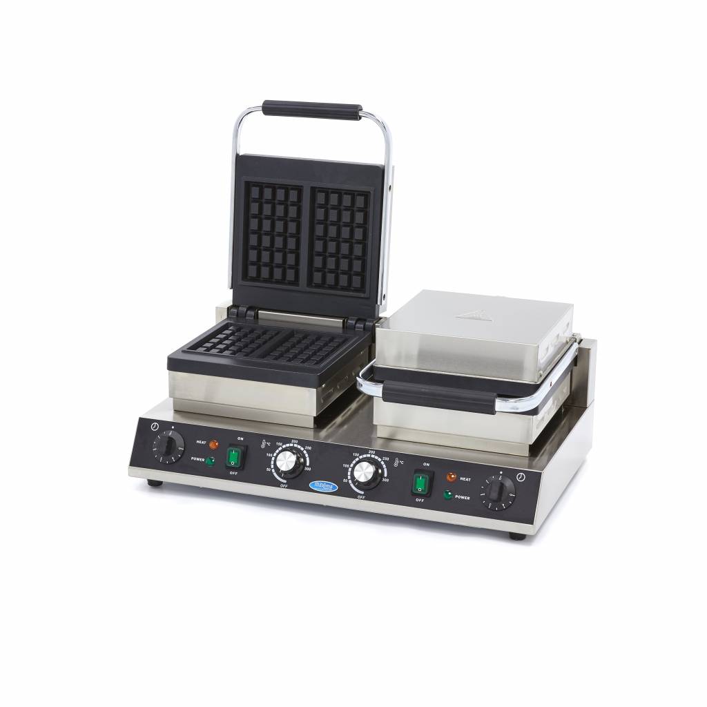 Maxima  Waffle Maker - 4 Pieces - Square - Double  - 09365106