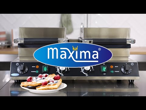 Maxima  Waffle Maker - 4 Pieces - Square - Double  - 09365106