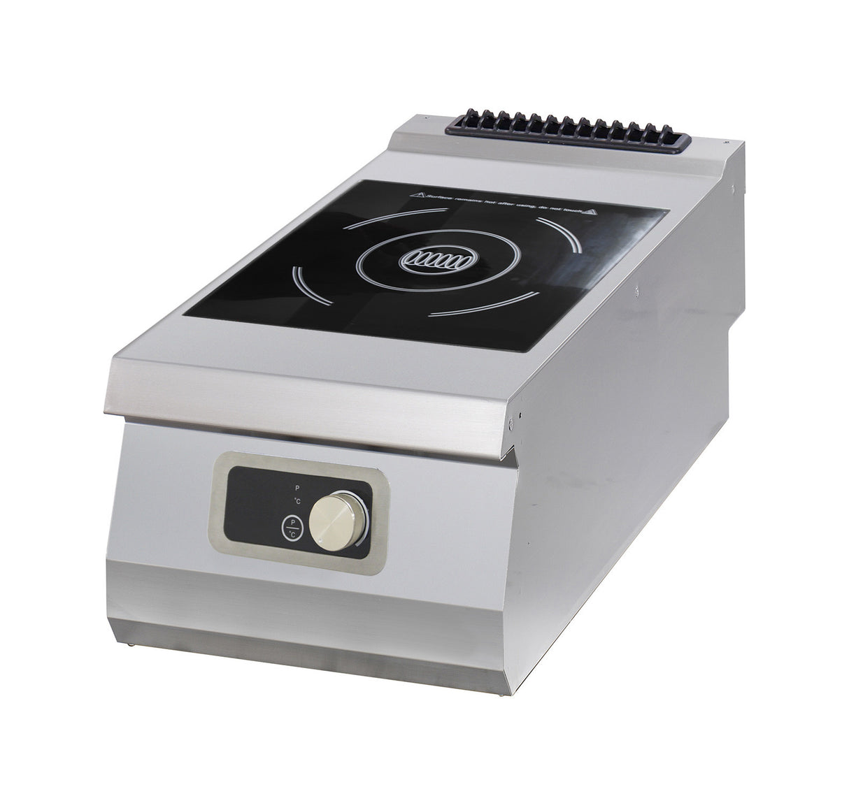 Maxima Heavy Duty Cooker - 1 Brander - Inductie - Enkele Unit - 70cm Diep - 09398200