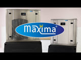 Maxima ijsmachine 250kg/dag - Gebroken/gevlokt - Watergekoeld - 09300140