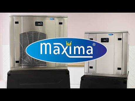 Maxima ijsmachine 250kg/dag - Gebroken/gevlokt - Watergekoeld - 09300140