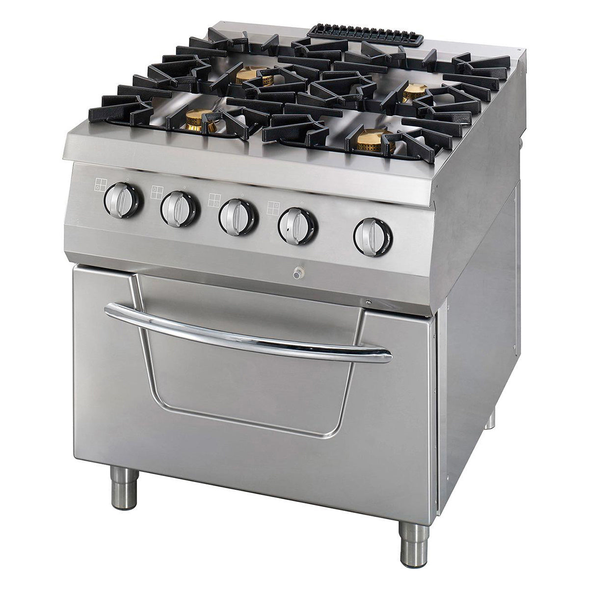 Maxima  Premium Stove - 4 Burners - Double Unit - 90cm Deep - Gas incl Electric Oven  - 09398505