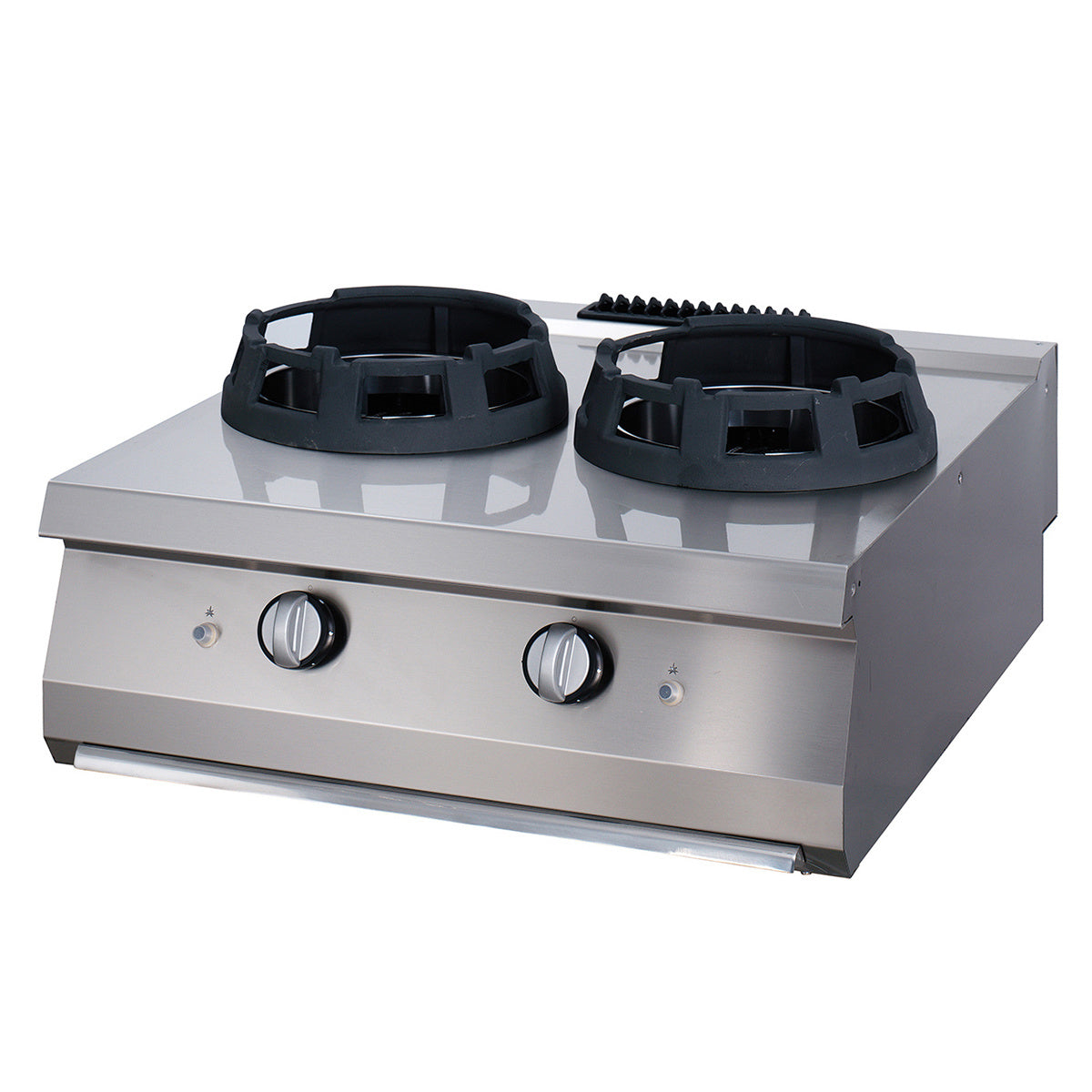 Maxima Premium Wok Cooker - 2 x 28,5 kookringen - Dubbele eenheid - 90 cm diep - Gas - 09398546