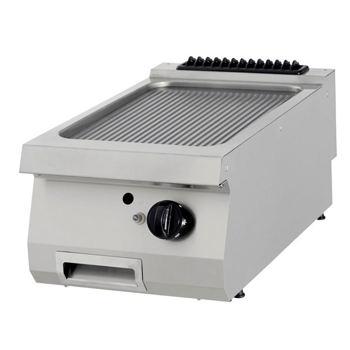 Maxima Premium Griddle - Gegroefd - Enkele eenheid - 90 cm diep - Gas - 09398567