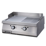 Maxima  Premium Griddle - Half Grooved Chrome - Double Unit - 90cm Deep - Gas  - 09398572