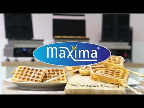 Maxima Waffeleisen - 10 Waffeln - Mini Belgisch - 09374203