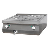 Maxima Premium Bain Marie - Dubbele unit - 90cm diep - Elektrisch - 09398633